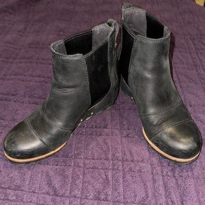 Sorrel Black Pull On Boot